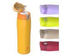 AORIN Borraccia Termica, 500ml Borraccia Acciaio Inox Senza Perdite, BottigliaTermica Senza BPA, Isolato Sottovuoto, per Bambini, Scuola, Viaggi, Sport, Campeggio