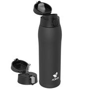 AORIN Borraccia Termica, Borraccia in Acciaio Inox 18/8, 950ml Borraccia Bambini, Bottiglia Termica Senza BPA e Perdite, Thermos per Sport, Outdoor e Pendolarismo con 2 Coperchi