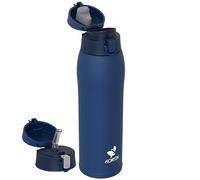 AORIN Borraccia Termica, Borraccia in Acciaio Inox 18/8, 950ml Borraccia Bambini, Bottiglia Termica Senza BPA e Perdite, Thermos per Sport, Outdoor e Pendolarismo con 2 Coperchi