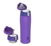 AORIN Borraccia Termica, Bottiglia in Acciaio Inox, 350ml/500ml/750ml Borraccia Bambini, Senza BPA e Perdite, Thermos per Sport, Outdoor e Biciclette, Con Coperchio con Cannuccia e Beccuccio