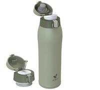 AORIN Borraccia Termica, Bottiglia in Acciaio Inox, 350ml/500ml/750ml Borraccia Bambini, Senza BPA e Perdite, Thermos per Sport, Outdoor e Biciclette, Con Coperchio con Cannuccia e Beccuccio