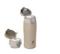 AORIN Borraccia Termica, Bottiglia in Acciaio Inox, 350ml/500ml/750ml Borraccia Bambini, Senza BPA e Perdite, Thermos per Sport, Outdoor e Biciclette, Con Coperchio con Cannuccia e Beccuccio