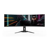 GIGABYTE Monitor da gioco curvo CO49DQ OLED - 5120x1440 (DQHD), 1800R, 144Hz, 0,03ms, KVM, FreeSync Premium Pro, HDMI 2.1