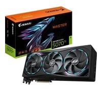 GIGABYTE AORUS GeForce RTX 5070 Ti MASTER 16G Scheda Grafica - 16GB GDDR7, 256 bit, PCI-E 5.0, 2670 MHz Core Clock, 3 x DP 2.1a, 1 x HDMI 2.1b, NVIDIA DLSS 4, GV-N507TAORUS M-16GD