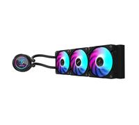 AORUS WATERFORCE II 360 - Raffreddatore liquido per CPU, radiatore da 360 mm con 3 ventole ARGB a basso rumore da 120 mm, compatibile con Intel LGA1851, LGA1700 e AMD AM5 (GP-AORUS WATERFORCE II 360)