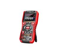 AOS04 Oscilloscopio multimetro digitale 2 in 1 Memorizzazione forme d'onda 10 MHz Oscilloscopio AC/DC Tensione strumento di prova ad alta precisione(AOS04 red)