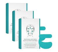 Aoseiens Nastro per viso e occhi arricchito con peptidi, cerotti per il viso contro le linee sottili e l'invecchiamento della pelle, nastro peptide per fronte, rughe e contorno occhi
