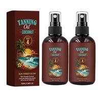 Aoseiens Olio abbronzante per abbronzatura intensa, spray abbronzante per corpo e viso per il sole all'aperto, con protezione solare, acceleratore abbronzante per il sole all'aperto e il solarium