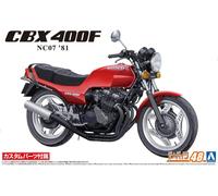 AOSHIMA 1/12 The Bike (Moto) Honda NC07 CBX400F Monza Red 81 Custom Parts
