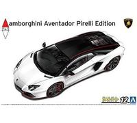 Lamborghini Aventador Pirelli Edition '14 1:24 Plastic Model Kit AOSHIMA