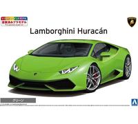 AOSHIMA 1/24 Lamborghini Huracan Green Pre-Painned Model 04-A Plastic Model Kit