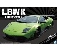 AOSHIMA 1/24 LB Works Lamborghini Murcielago Ver.2 Liberty Walk No.22 Model Kit