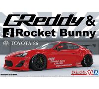 AOSHIMA 1/24 The Tuned Car No.1 ZN6 TOYOTA 86 '12 GREDDY ROCKET BUNNY ENKEI Ver.