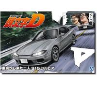 AOSHIMA 1/24 TOKYO TWO S15 SILVIA Initial D No.19 Plastic Model Kit Giappone