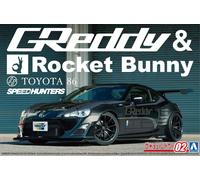 AOSHIMA 1/24 Tuned Car n.2 ZN6 TOYOTA 86 '12 GReddy & Rocket Bunny VOLK RACING
