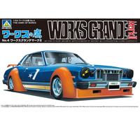 AOSHIMA 1/24 WORKS GRANDE TOYOTA MARK II Works Falcon No.4 Plastic Model Kit