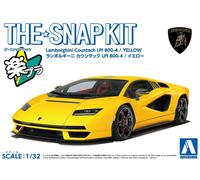AOSHIMA 1/32 The Snap Kit n.19-C Lamborghini Countach LPI 800-4 Yellow Kit