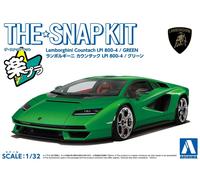 AOSHIMA 1/32 The Snap Kit n.19-E Lamborghini Countach LPI 800-4 Green Kit
