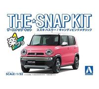 Aoshima 1/32 The Snap Kit Suzuki Hustler Candy Pink Metallic Plastic Model Kit