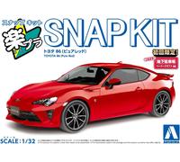 AOSHIMA 1/32 Toyota 86 Pure Red Snap Kit n.08-PR Plastic Model Kit Japan
