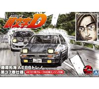 AOSHIMA Initial D No.6 Takumi Fujiwara AE86 Trueno Volume 37 Spec. Modello in...