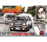 Aoshima Iniziale D: Kit modello in scala 1:24 Toyota Trueno V37 AE86 di Takumi Fujiwara