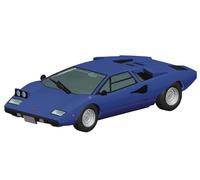 Aoshima - Lamborghini Countach Lp400 Blue 1/32 Model Kit