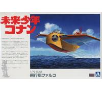 Aoshima Plamo Future Boy Conan Flying Boat Falco 1/72 Scale Model Kit