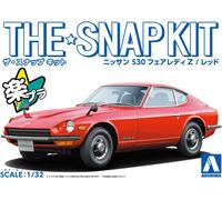 AOSHIMA The Snap Kit 1/32 NISSAN S30 Fairlady Z Red Plastic Model Kit 13-B