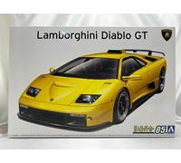 AOSHIMA The Super Car 05 1/24 Lamborghini Diablo GT 1999 Plastic Model Kit