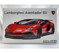 AOSHIMA The Super Car 11 1/24 Lamborghini Aventador SV 2015 Plastic Model Kit