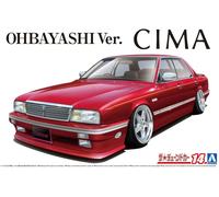 AOSHIMA The Tuned Car 1/24 n.14 Nissan Y31 CIMA Ohbayashi Ver, 1989 Plastic Kit