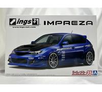 AOSHIMA The Tuned Car 1/24 n.35 SUBARU ings GRB IMPREZA WRX STI 2007