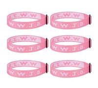 Aospkle Confezione da 6 braccialetti WWJD per donne e uomini, regali cristiani, braccialetti WWJD - What would Jesus Do Bracelet, Fibra di poliestere, Nessuna pietra preziosa