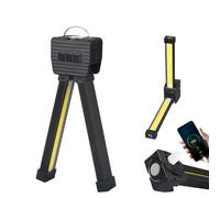 Aosrioylt Gym Lamp for Posing, 180° Portable Gym Lamp for Posing with 7th Gear Dimming And 4 Light Modes, Portable Magnet LED Flashlight with Hanging Hook Handheld USB Rechargeable Worklight(1PC)