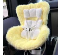 Aosrioylt Seggiolino Auto per Bambola Labubu, Seggiolino Auto Labubu per Decorazioni Auto, Seggiolino Auto per Bambola con Morbido Cuscino Peloso, Have a Seat Labubu, Seggiolino Auto per Bambola(I)