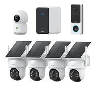 aosu 3K 5MP Kit Telecamere WiFi Solari con Videocitofono 2K
