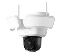 aosu 3K Telecamera di Sorveglianza Esterna con Luce, 2600 LM, 360° IA