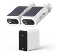 AOSU 4K UHD IA Telecamera Solare Esterno Senza Fili, 2-Cam Kit con HomeCortex Riconoscimento Facciale Analisi Comportamento Rilevamento Persona/Auto/Animale 32GB Locali 16TB Esp Visione Notturna, IP65