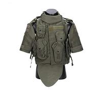 AOSUAI Gilet Tattico Gilet Tattico Camouflage Armatura da Combattimento della Maglia con Il Sacchetto/Pad Airsoft Militare Assault Portante del Piatto di Abbigliamento Outdoor