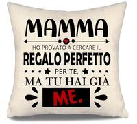 Aosumin Mamma Ho Provato A Cercare il Regalo Perfetto Per Te Ma Tu Hai Già Me Copricuscini per la mamma da Figlia Figlio divertente Compleanno Festa della Mamma Regalo di Natale