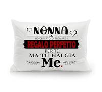 Aosumin Nonna Ho cercato di trovare il regalo perfetto per te ma tu hai già me Federe per la nonna Regalo divertente Compleanno Festa della mamma Festa della nonna Regalo di Natale