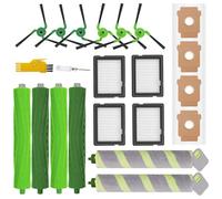 aotengou Accessori per iRobot Roomba Max 705 Combo/706 Combo Robot Aspirapolvere - Parti di ricambio, 20 pezzi: 2 set di spazzole a rullo, 4 filtri, 6 spazzole laterali, 2 mocio a rullo, 4 sacchetti