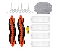 aotengou Kit Accessori di Ricambio per Xiaomi Robot Vacuum-Mop 2S / Vacuum-Mop P/Robot Vacuum S12 Robot Aspirapolvere 2 Spazzole Principali e 4 Filtri e 6 Spazzole Laterali e 3 Panni