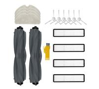 aotengou Kit di accessori di ricambio per Dreame D10s D10s Pro D9 Max Gen2 Robot Aspirapolvere 16 Confezioni 2 Spazzole principali, 4 Filtri, 6 Spazzole Laterali, 4 Panni Mop