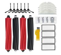 aotengou Kit di accessori di ricambio per roborock q8 max q8 max+ q5 pro q5 pro+ Robot Aspirapolvere 22 Confezioni 2 set di spazzole principali, 4 filtri, 6 spazzole laterali, 4 panni, 4 sacchetti