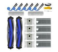aotengou Ricambi per ECOVACS DEEBOT X9 Pro Omni / X9 Pro Robot aspirapolvere 19 confezioni 2 spazzole principali, 4 filtri, 6 spazzole laterali, 2 mops a rullo, 4 sacchetti, 1 striscia paraurti