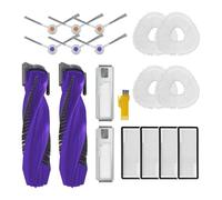 aotengou Ricambi per NARWAL Freo X Ultra Robot Aspirapolvere Kit Accessori 18 Confezioni 2 Spazzole principali, 4 Filtri, 6 Spazzole laterali, 4 Panni Mop, 2 Sacchetti polvere