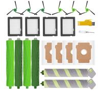 aotengou Ricambi per robot aspirapolvere iRobot Roomba Max 705 Combo/706 Combo Accessori 22 pezzi 2 set di spazzole a rullo, 4 filtri, 6 spazzole laterali, 2 mop a rullo, 4 sacchetti