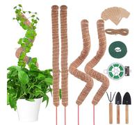 Aotfusd 4 bastoncini per piante rampicanti, 70 cm, Monstera per piante rampicanti, supporto per piante rampicanti, supporto per piante rampicanti, 4 pezzi
